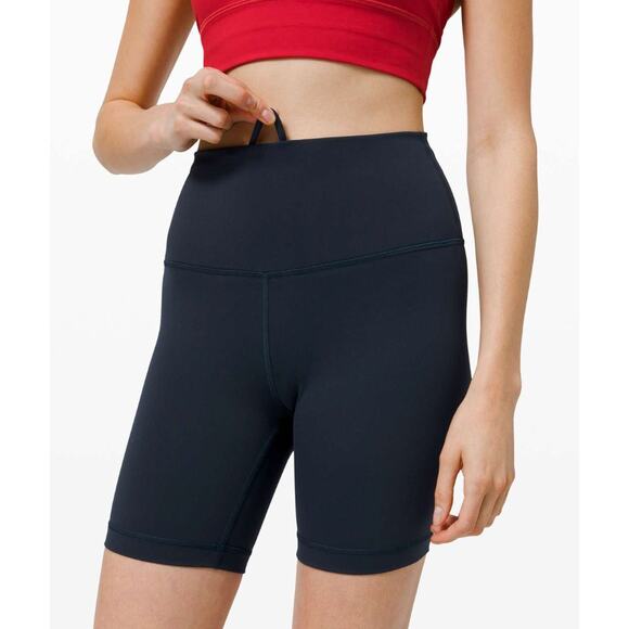 Lululemon Wunder train biker shorts - size 6, 6" inseam - Picture 2 of 5